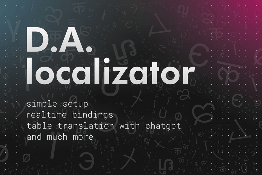 D.A. Localizator — Unity localization system